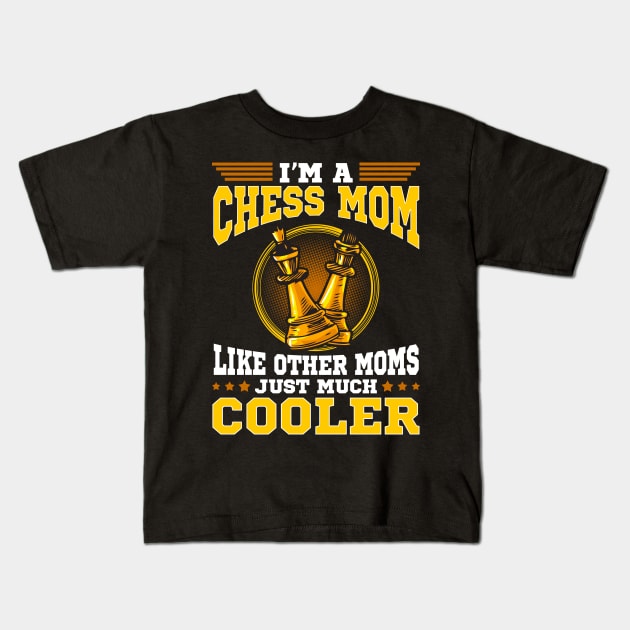 chess mom T shirt Kids T-Shirt by lateefo